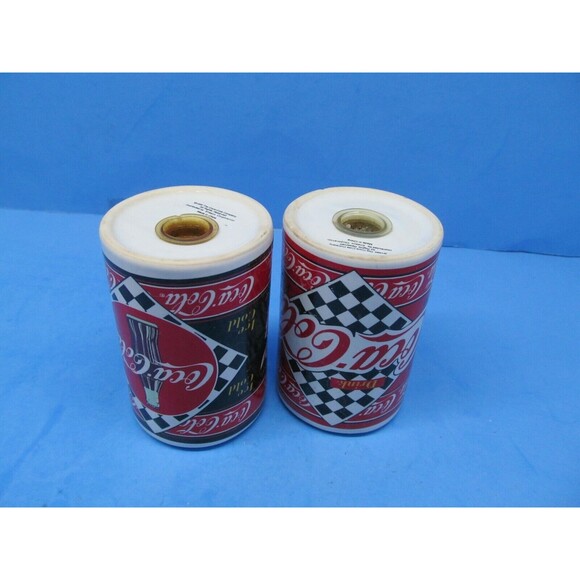 Coca Cola 1995 Salt And Pepper Shakers By Enesco Very Good Condition - Picture 3 of 4